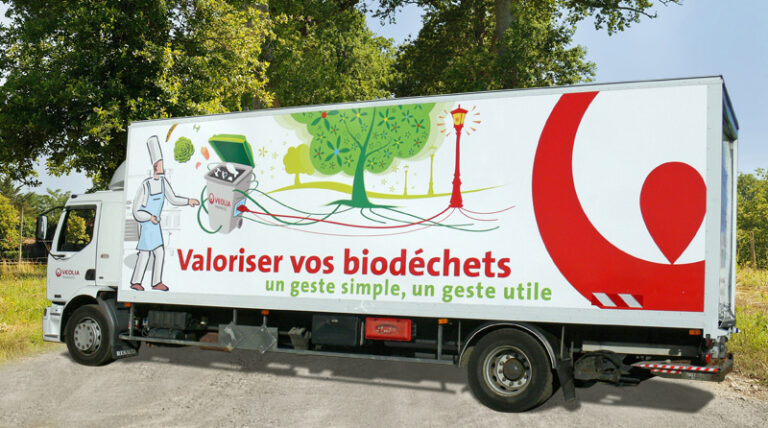 valoriser biodéchets camion